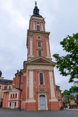 Fototapeta na wymiar Stadtkirche St. Marien in Greiz, Thüringen, Deutschland