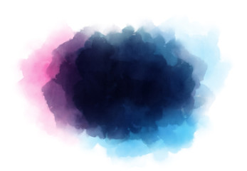 Abstract watercolor digital art painting for texture background