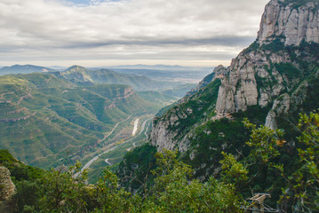 Fototapeta na wymiar Montserrat, Catalonia, Spain