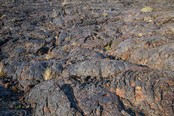 Lava flow field in Craters of the Moon National Monument, Idaho, USA