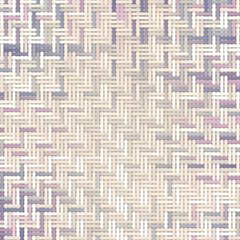 Virtual geometric pattern texture woven mat or rattan, for graphic design.