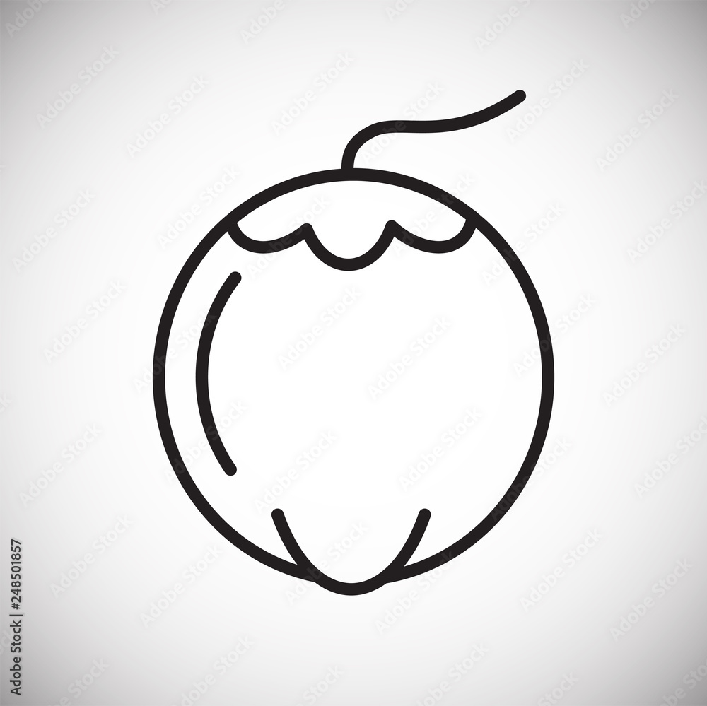 Poster dragon fruit icon on white background for graphic and web design, modern simple vector sign. interne