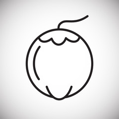 Dragon fruit icon on white background for graphic and web design, Modern simple vector sign. Internet concept. Trendy symbol for website design web button or mobile app