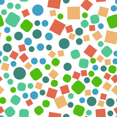 Vector Abstract geometric pattern. Multicolor Figures. Texture for print and Banner. Flat style