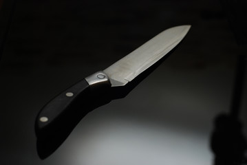 knife on white background