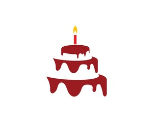 Cake logo vector ilustration