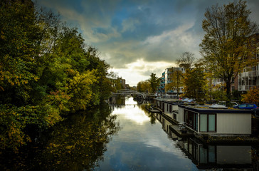Obraz premium Amsterdam Sunset