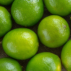 Green Lemon on the table