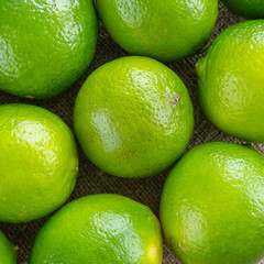 Green Lemon on the table