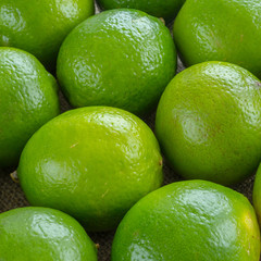 Green Lemon on the table