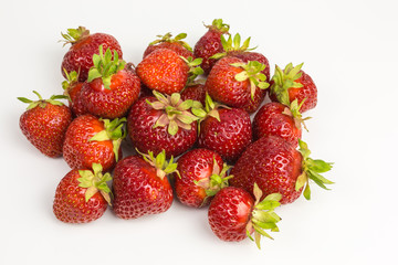 heap of ripe strawberries - fragaria
