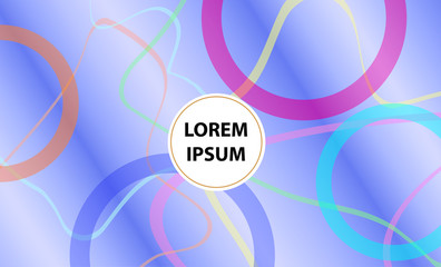 Colorful geometric background. Vector EPS10 gradient. Simple shapes, minimal style