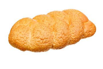 Horizontal view on shabbat challah