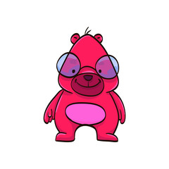 bear cartoon colorful funny animal