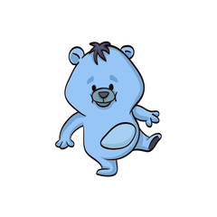 bear cartoon colorful funny animal