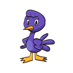 cartoon colorful funny animal