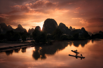 Yangshuo Sunset