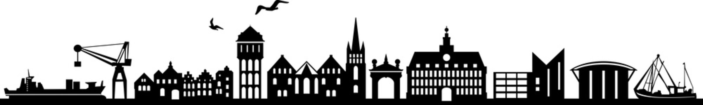 Emden City Skyline