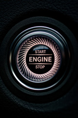 Engine Start/Stop Button in Car