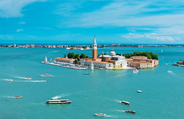 Fototapeta na wymiar view of San Giorgio island, Venice