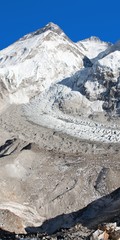 mount Everest and Lhotse, Nepalese Himalayas mountain