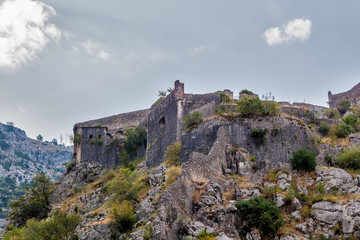 Fototapeta na wymiar The old fortress, Kotor, Montenegro