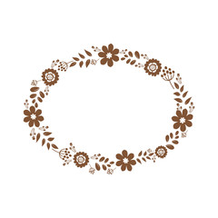 floral cut out files, custom vinyl decals, simple floral cut out