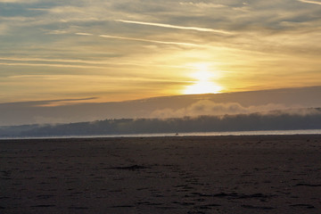 Sunrise on a Misty Morning 