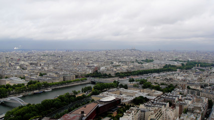 Eiffel Tower. Paris, France. Beautiful city and ancient buildings tell the story of centuries past.