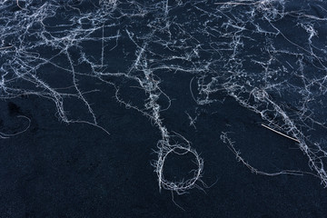Paisaje en la playa en Islandia