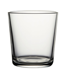 Empty glass isolated on white background. 