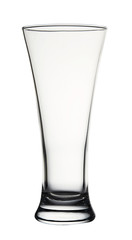 Empty glass isolated on white background. 