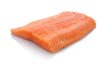 Lachs Lachsfilet roh orange