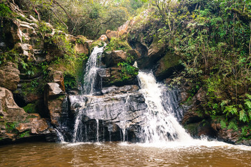 Eubiose Waterfall in São Thomé das Letras, Minas Gerais, Brazil