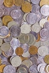 Russian coins texture