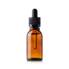 Vape glass brown bottle