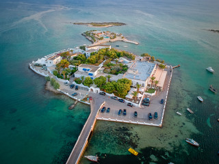 The island in Porto Cesario, Puglia, Italy
