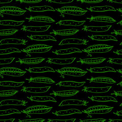 seamless ripe fresh peas
