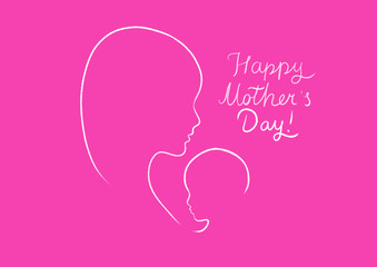 happy mother's day illustration