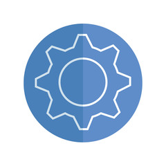 gear machinery isolated icon