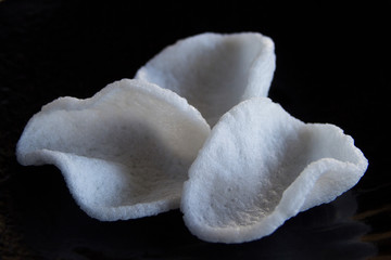 rice chips background for text