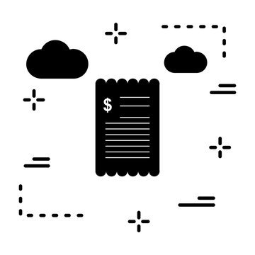 Vector recipt icon