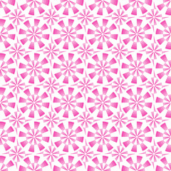 Seamless geometrical pink and white pattern