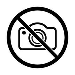 znak zakaz fotografowania