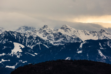 Fototapeta na wymiar Österreichische Alpen, Vorarlberg 
