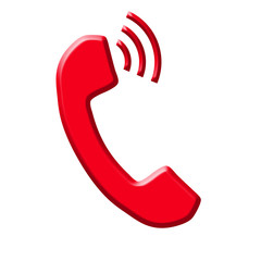 illustration of telephone icon
