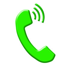 illustration of telephone icon