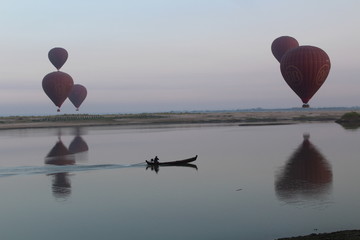 Myanmar Hei&szlig;luftballons