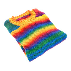 Knitted jumper for winter time