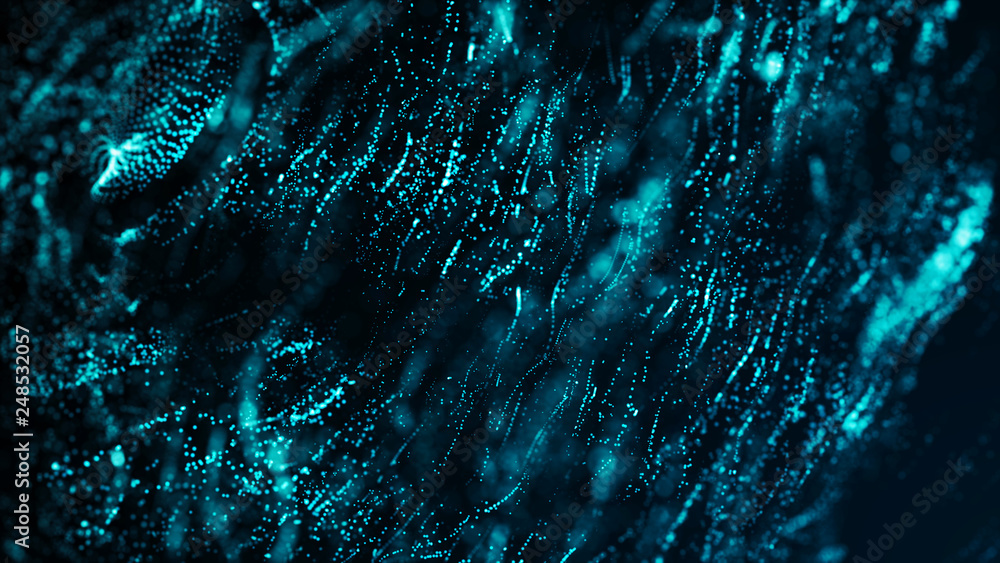 Poster speed connection networking concept design background. abstract technology communication. 3d landsca